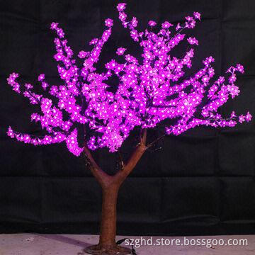 LED Artificial Tree of Peach Blossom Tree Lamp, 360W Power